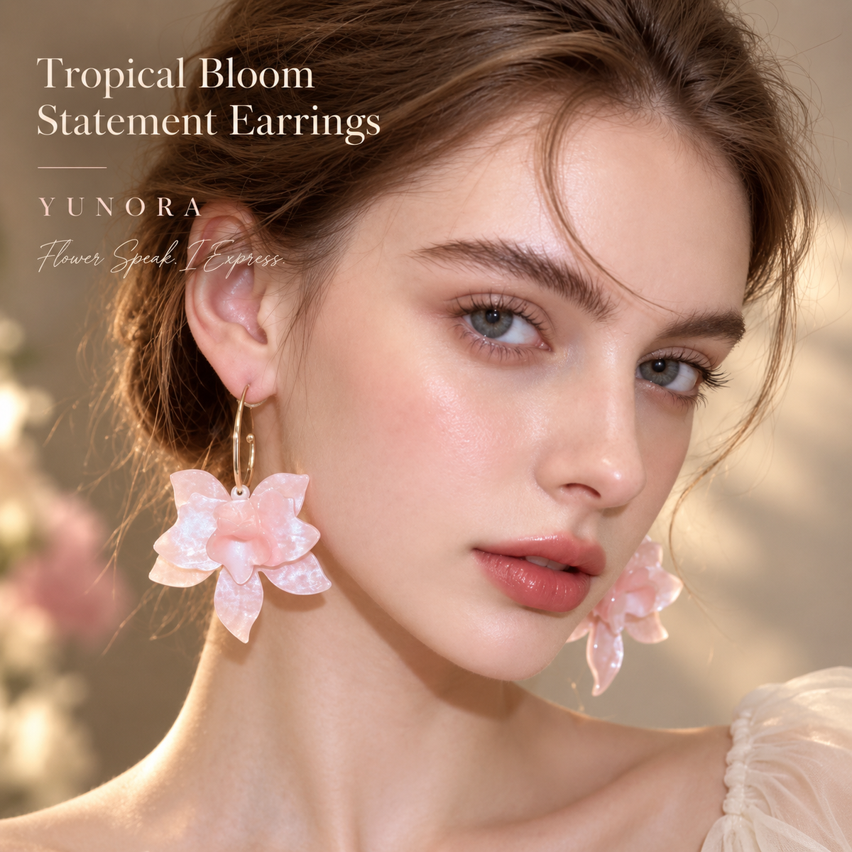 Tropical Bloom Statement Earrings