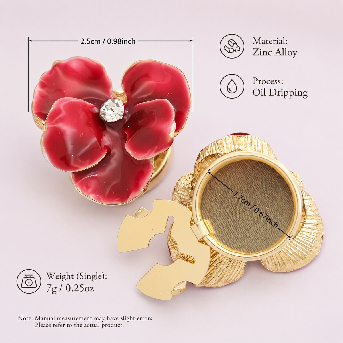 Iris Gradient Enamel Cufflinks