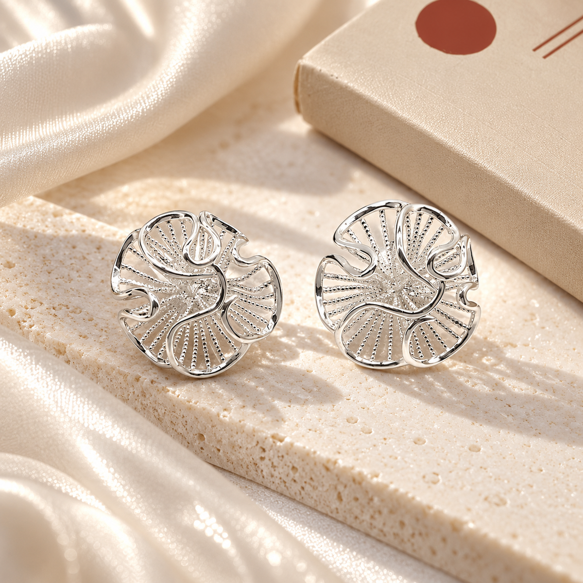 Blooming Garden Openwork Stud Earrings